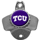 NCAA - TCU Horned Frogs Wall Mounted Bottle Opener-Tailgating & BBQ Accessories,College Tailgating Accessories,College Wall Mount Bottle Openers-JadeMoghul Inc.