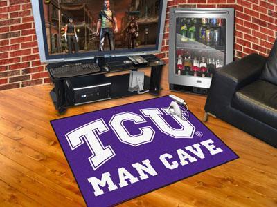 Floor Mats NCAA TCU Man Cave All-Star Mat 33.75"x42.5"