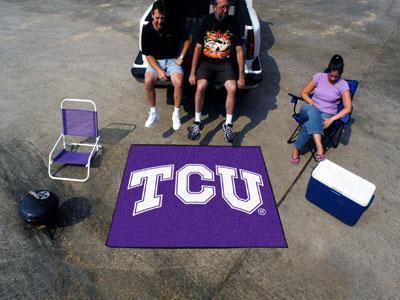 BBQ Mat NCAA TCU Tailgater Rug 5'x6'