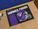 Outdoor Mat NCAA TCU Uniform Starter Rug 19"x30"