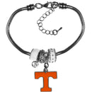 NCAA - Tennessee Volunteers Euro Bead Bracelet-Jewelry & Accessories,Bracelets,Euro Bead Bracelets,College Euro Bead Bracelets-JadeMoghul Inc.