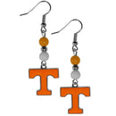 NCAA - Tennessee Volunteers Fan Bead Dangle Earrings-Jewelry & Accessories,Earrings,Fan Bead Earrings,College Fan Bead Earrings-JadeMoghul Inc.
