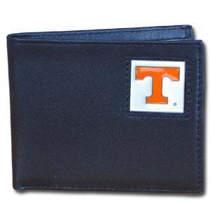 NCAA - Tennessee Volunteers Leather Bi-fold Wallet-Wallets & Checkbook Covers,Bi-fold Wallets,Window Box Packaging,College Bi-fold Wallets-JadeMoghul Inc.