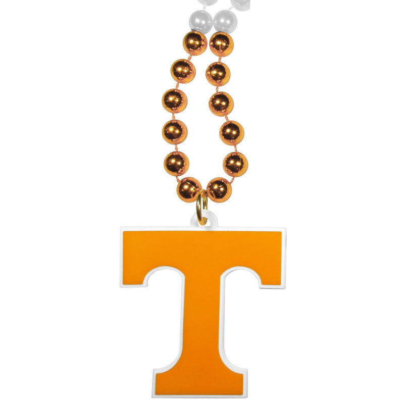 NCAA - Tennessee Volunteers Mardi Gras Bead Necklaces-Jewelry & Accessories,Necklaces,Mardi Gras Bead Necklace,College Mardi Gras Bead Necklace-JadeMoghul Inc.