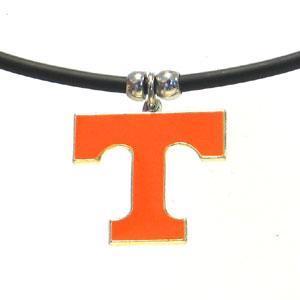 NCAA - Tennessee Volunteers Rubber Cord Necklace-Jewelry & Accessories,Necklaces,Cord Necklaces,College Cord Necklaces-JadeMoghul Inc.