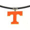 NCAA - Tennessee Volunteers Rubber Cord Necklace-Jewelry & Accessories,Necklaces,Cord Necklaces,College Cord Necklaces-JadeMoghul Inc.