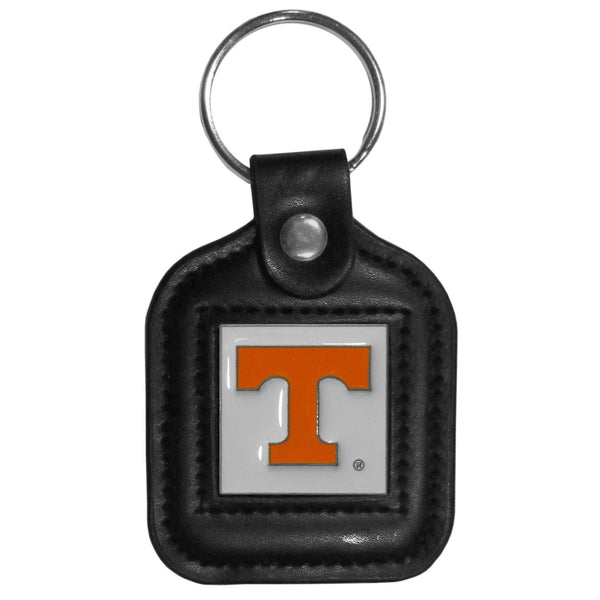 NCAA - Tennessee Volunteers Square Leatherette Key Chain-Key Chains,Leatherette Key Chains,College Leatherette Key Chains-JadeMoghul Inc.