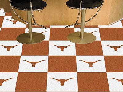 Carpet Flooring NCAA Texas 18"x18" Carpet Tiles