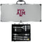 NCAA - Texas A & M Aggies 8 pc Stainless Steel BBQ Set w/Metal Case-Tailgating & BBQ Accessories,BBQ Tools,8 pc Steel Tool Set w/Metal Case,College 8 pc Steel Tool Set w/Metal Case-JadeMoghul Inc.