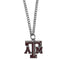 NCAA - Texas A & M Aggies Chain Necklace with Small Charm-Jewelry & Accessories,Necklaces,Chain Necklaces,College Chain Necklaces-JadeMoghul Inc.