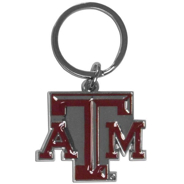 NCAA - Texas A & M Aggies Enameled Key Chain-Key Chains,Chrome and Enameled Key Chains,College Chrome and Enameled Key Chains-JadeMoghul Inc.