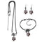 NCAA - Texas A & M Aggies Euro Bead Jewelry 3 piece Set-Jewelry & Accessories,College Jewelry,Texas A & M Aggies Jewelry-JadeMoghul Inc.