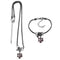 NCAA - Texas A & M Aggies Euro Bead Necklace and Bracelet Set-Jewelry & Accessories,College Jewelry,Texas A & M Aggies Jewelry-JadeMoghul Inc.