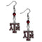NCAA - Texas A & M Aggies Fan Bead Dangle Earrings-Jewelry & Accessories,Earrings,Fan Bead Earrings,College Fan Bead Earrings-JadeMoghul Inc.