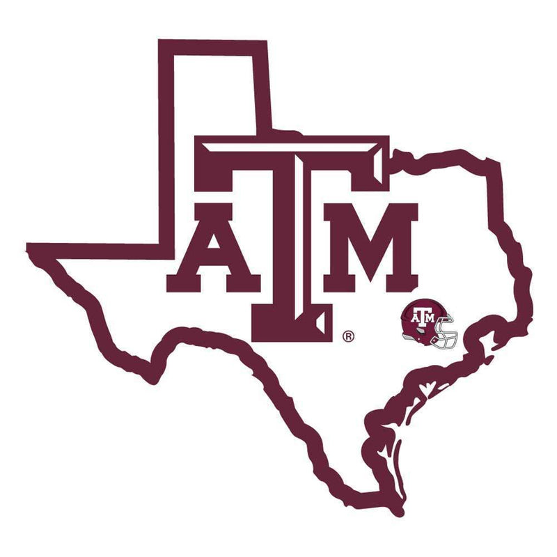 NCAA - Texas A & M Aggies Home State Decal-Automotive Accessories,Decals,Home State Decals,College Home State Decals-JadeMoghul Inc.