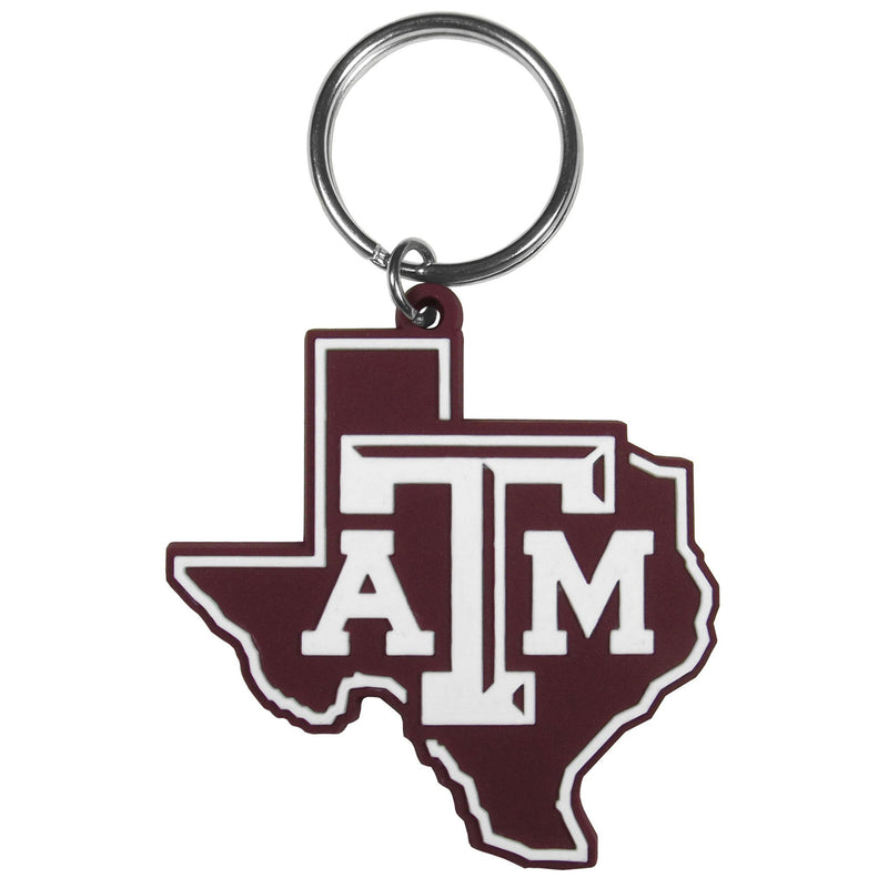 NCAA - Texas A & M Aggies Home State Flexi Key Chain-Key Chains,College Key Chains,College Home State Flexi Key Chains-JadeMoghul Inc.