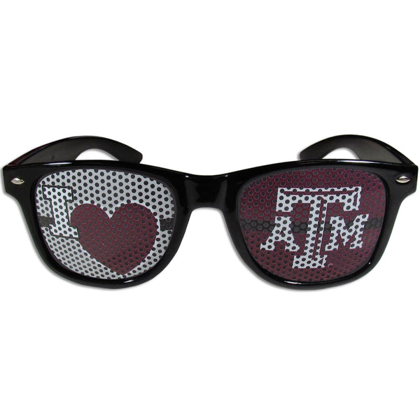NCAA - Texas A & M Aggies I Heart Game Day Shades-Sunglasses, Eyewear & Accessories,Sunglasses,Game Day Shades,I Heart Game Day Shades,College I Heart Game Day Shades-JadeMoghul Inc.
