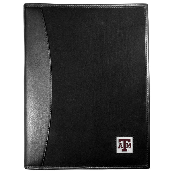 NCAA - Texas A & M Aggies Leather and Canvas Padfolio-Other Cool Stuff,Portfolios,College Embossed Logo-JadeMoghul Inc.
