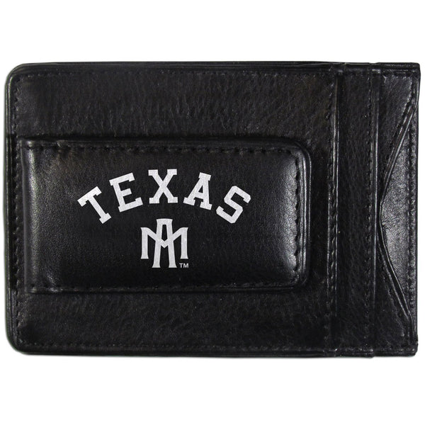 NCAA - Texas A & M Aggies Logo Leather Cash and Cardholder-Wallets & Checkbook Covers,College Wallets,Texas A & M Aggies Wallets-JadeMoghul Inc.