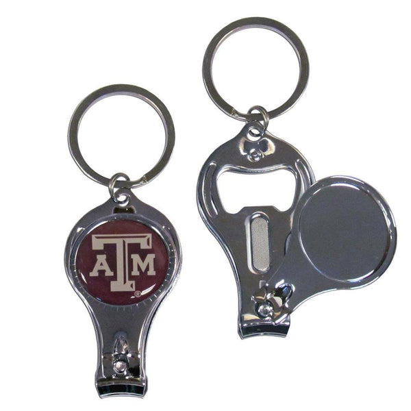 NCAA - Texas A & M Aggies Nail Care/Bottle Opener Key Chain-Key Chains,3 in 1 Key Chains,College 3 in 1 Key Chains-JadeMoghul Inc.