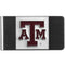 NCAA - Texas A & M Aggies Steel Money Clip-Wallets & Checkbook Covers,Money Clips,Steel Money Clips,College Steel Money Clips-JadeMoghul Inc.