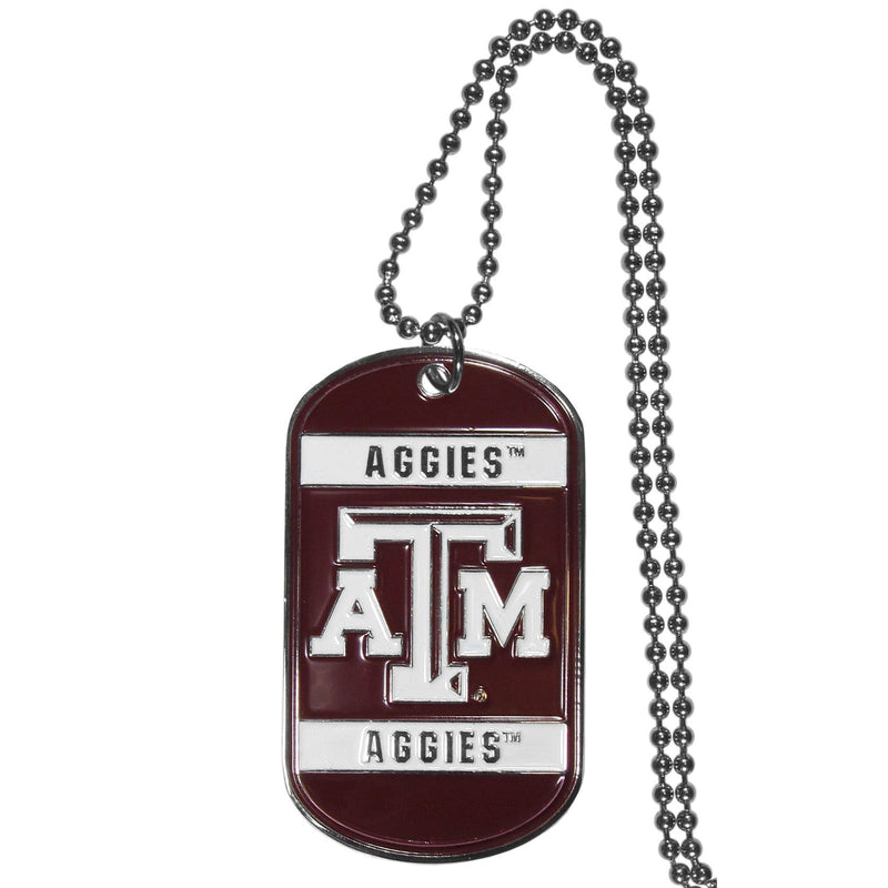 NCAA - Texas A & M Aggies Tag Necklace-Jewelry & Accessories,Necklaces,Tag Necklaces,College Tag Necklaces-JadeMoghul Inc.