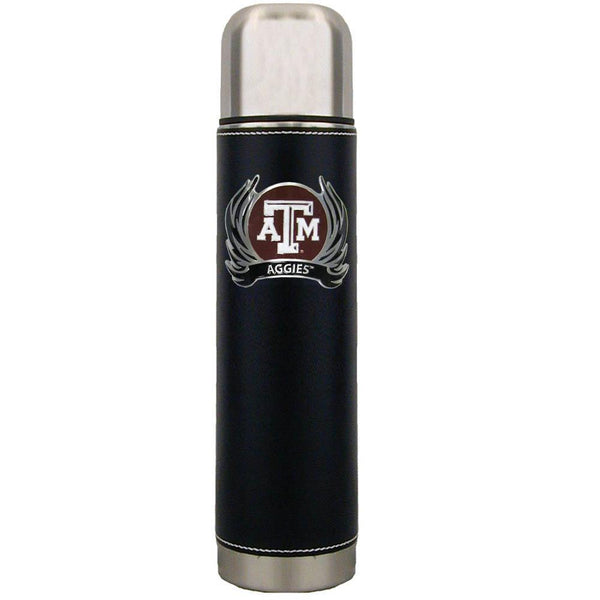 NCAA - Texas A & M Aggies Thermos with Flame Emblem-Beverage Ware,Thermos,College Thermos-JadeMoghul Inc.