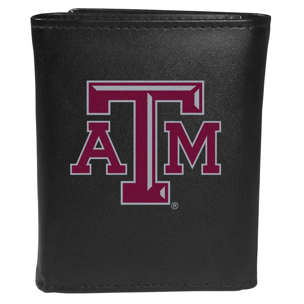 NCAA - Texas A & M Aggies Tri-fold Wallet Large Logo-Wallets & Checkbook Covers,College Wallets,Texas A & M Aggies Wallets-JadeMoghul Inc.