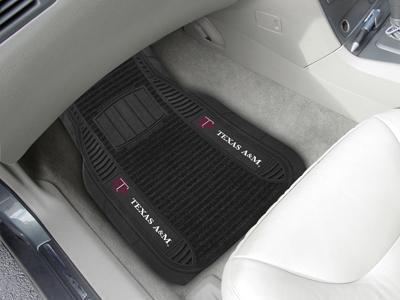 Rubber Car Mats NCAA Texas A&M Deluxe Mat 21"x27"