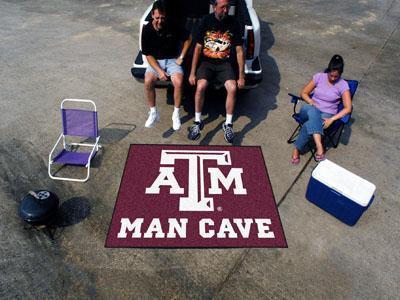 BBQ Grill Mat NCAA Texas A&M Man Cave Tailgater Rug 5'x6'
