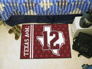 Outdoor Mat NCAA Texas A&M Uniform Starter Rug 19"x30"