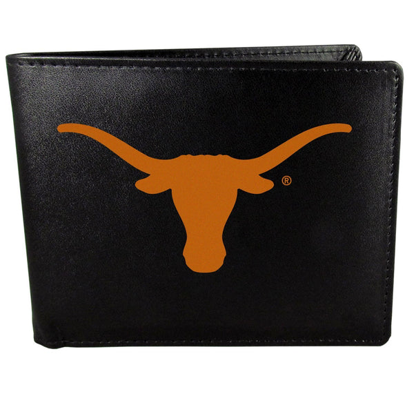 NCAA - Texas Longhorns Bi-fold Wallet Large Logo-Wallets & Checkbook Covers,College Wallets,Texas Longhorns Wallets-JadeMoghul Inc.