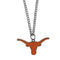 NCAA - Texas Longhorns Chain Necklace with Small Charm-Jewelry & Accessories,Necklaces,Chain Necklaces,College Chain Necklaces-JadeMoghul Inc.
