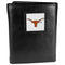 NCAA - Texas Longhorns Deluxe Leather Tri-fold Wallet Packaged in Gift Box-Wallets & Checkbook Covers,Tri-fold Wallets,Deluxe Tri-fold Wallets,Gift Box Packaging,College Tri-fold Wallets-JadeMoghul Inc.