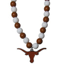 NCAA - Texas Longhorns Fan Bead Necklace-Jewelry & Accessories,Necklaces,Fan Bead Necklaces,College Fan Bead Necklaces-JadeMoghul Inc.