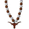 NCAA - Texas Longhorns Fan Bead Necklace-Jewelry & Accessories,Necklaces,Fan Bead Necklaces,College Fan Bead Necklaces-JadeMoghul Inc.