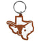NCAA - Texas Longhorns Home State Flexi Key Chain-Key Chains,College Key Chains,College Home State Flexi Key Chains-JadeMoghul Inc.