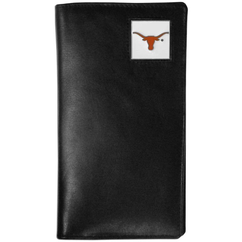NCAA - Texas Longhorns Leather Tall Wallet-Wallets & Checkbook Covers,Tall Wallets,College Tall Wallets-JadeMoghul Inc.