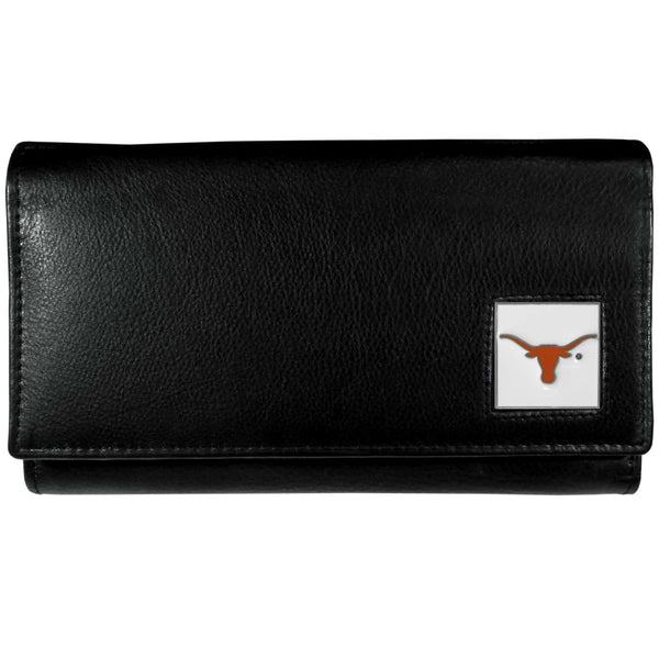 NCAA - Texas Longhorns Leather Women's Wallet-Wallets & Checkbook Covers,Women's Wallets,College Women's Wallets-JadeMoghul Inc.