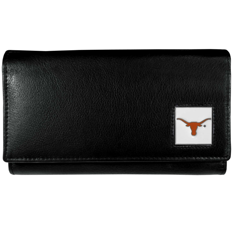 NCAA - Texas Longhorns Leather Women's Wallet-Wallets & Checkbook Covers,Women's Wallets,College Women's Wallets-JadeMoghul Inc.