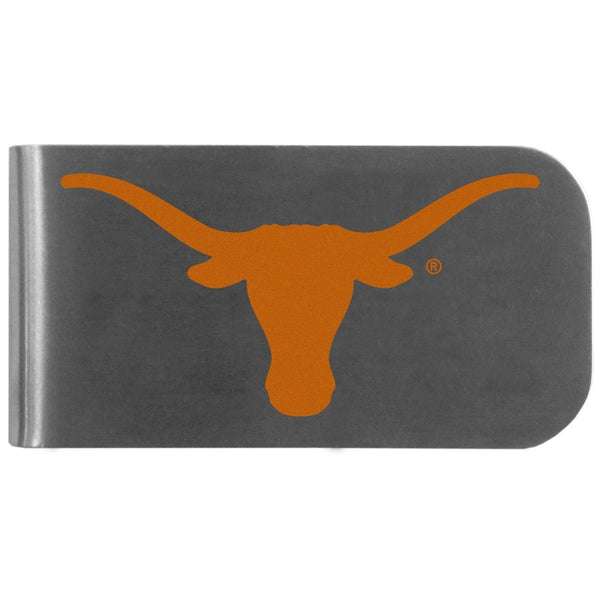 NCAA - Texas Longhorns Logo Bottle Opener Money Clip-Wallets & Checkbook Covers,College Wallets,Texas Longhorns Wallets-JadeMoghul Inc.