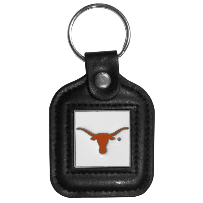 NCAA - Texas Longhorns Square Leatherette Key Chain-Key Chains,Leatherette Key Chains,College Leatherette Key Chains-JadeMoghul Inc.