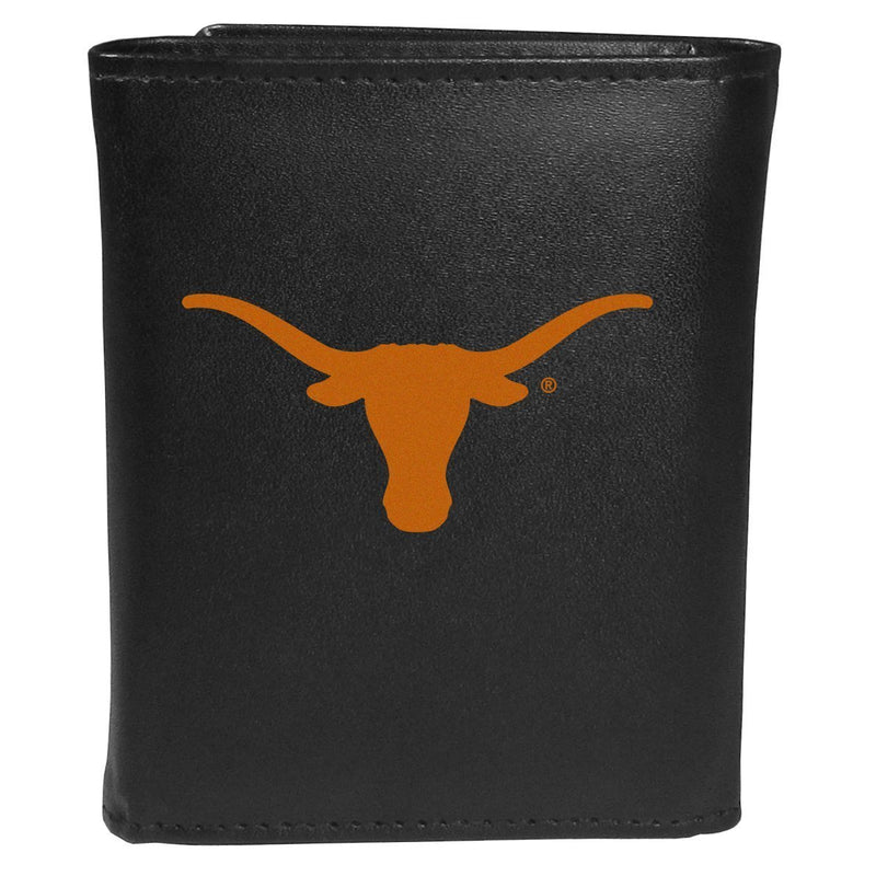 NCAA - Texas Longhorns Tri-fold Wallet Large Logo-Wallets & Checkbook Covers,College Wallets,Texas Longhorns Wallets-JadeMoghul Inc.