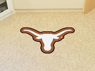 Custom Floor Mats NCAA Texas Mascot Custom Shape Mat