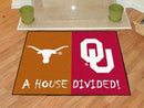 Large Area Rugs Cheap NCAA Texas Oklahoma House Divided Rug 33.75"x42.5"