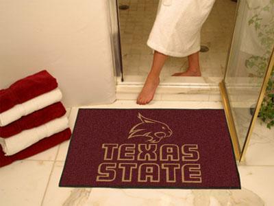 Door Mat NCAA Texas State All-Star Mat 33.75"x42.5"