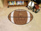 Round Rugs For Sale NCAA Texas State Football Ball Rug 20.5"x32.5"