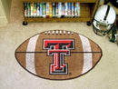 Modern Rugs NCAA Texas Tech Football Ball Rug 20.5"x32.5"