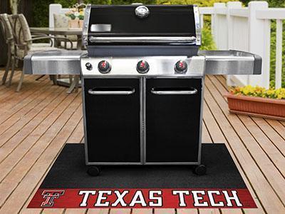 BBQ Grill Mat NCAA Texas Tech Grill Tailgate Mat 26"x42"