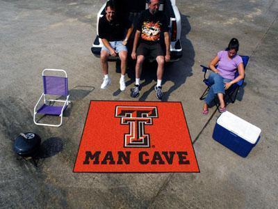 Grill Mat NCAA Texas Tech Man Cave Tailgater Rug 5'x6'